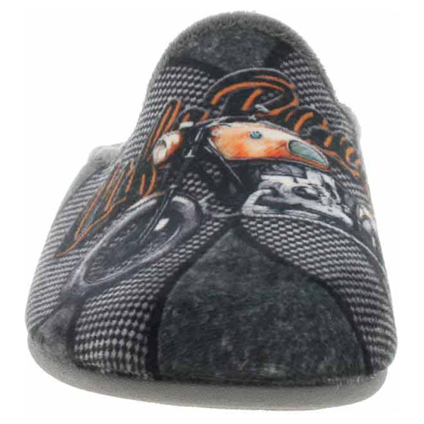 detail Pánske domáce papuče Medi Line 150-025 gris