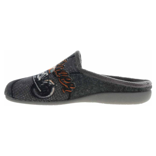 detail Pánske domáce papuče Medi Line 150-025 gris