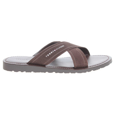 detail Pánske papuče Tommy Hilfiger FM0FM00590 B2285ARI 5B hnědé
