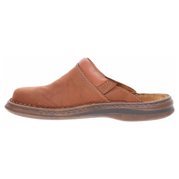 detail Pánske papuče Josef Seibel 10663 634370 cognac