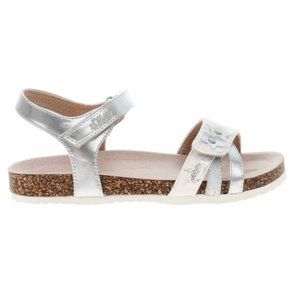 detail Dámske sandále s.Oliver 5-38500-28 913 silver comb