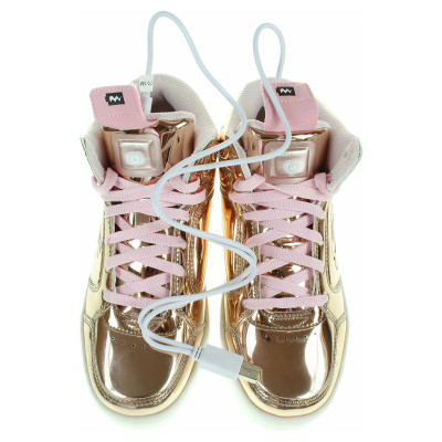 detail Skechers S Lights Energy Lights Dance-N-Dazzle rose gold