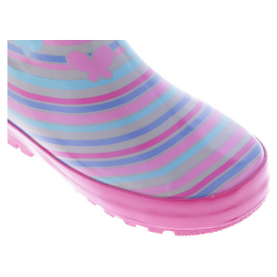 detail Marandy dětské gumáky Pruhy a motýlci vícebarevné