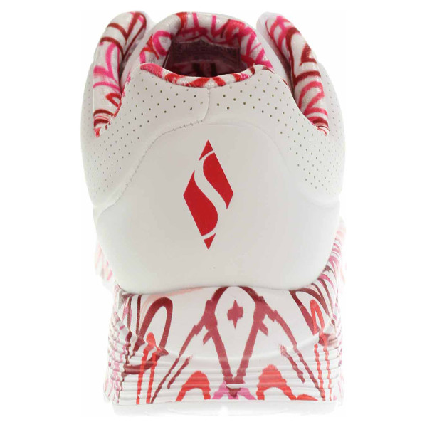 detail Skechers Uno Lite - Lovely Luv white-red-pink