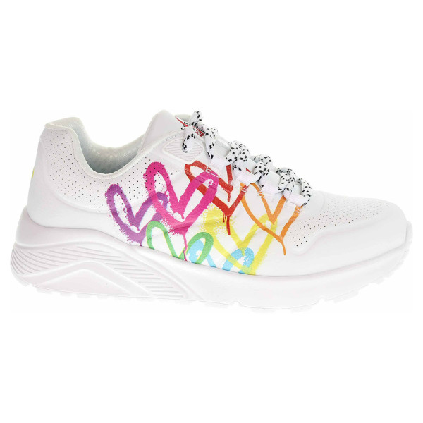 detail Skechers Uno Lite - Love Brights white-multi