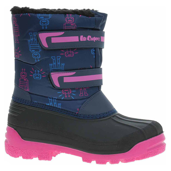 Dívčí snehule Lee Cooper LCJ-23-44-2007K navy-fuchsia