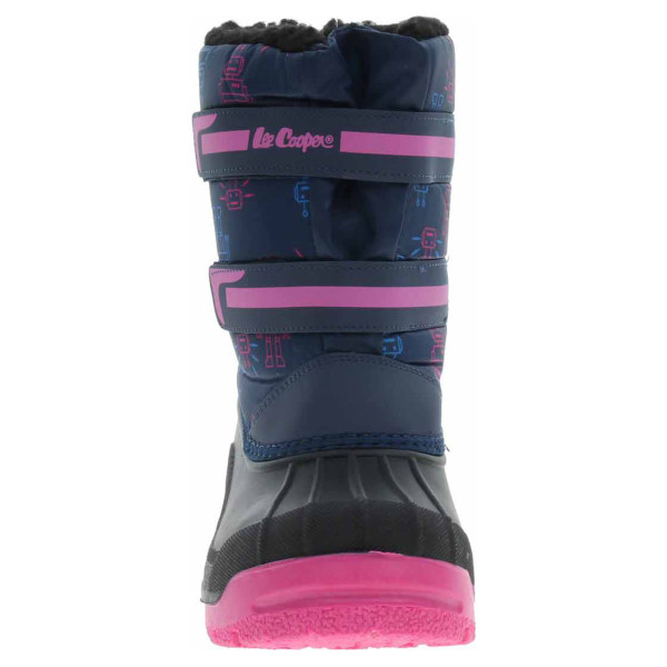 detail Dívčí snehule Lee Cooper LCJ-23-44-2007K navy-fuchsia