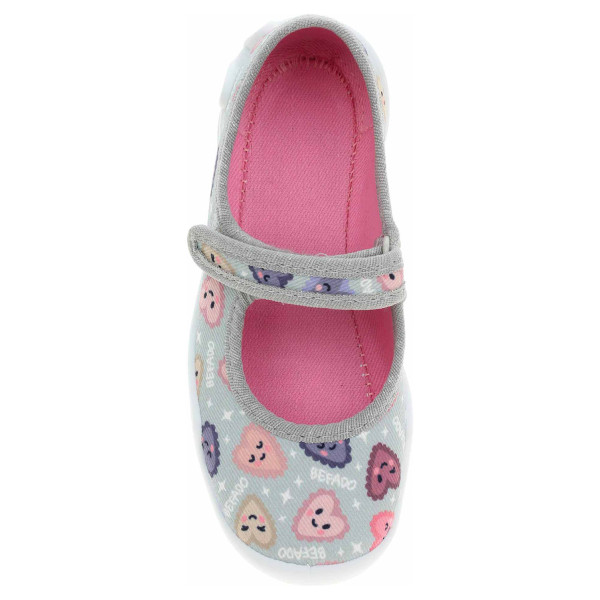 detail Dívčí bačkory Befado 114X516 šedá