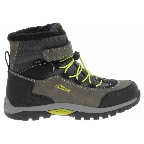 detail Chlapecká členkové topánky s.Oliver 5-46414-41 grey comb