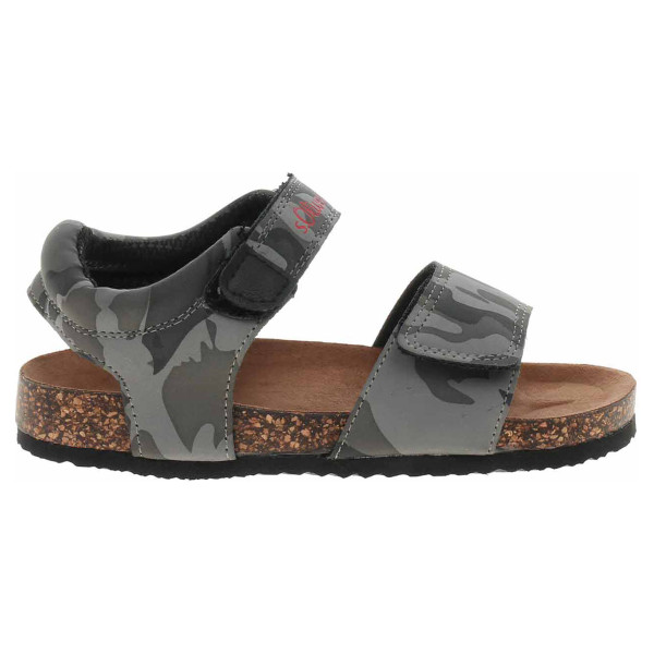 detail Chlapecké sandále s Oliver 5-38400-28 black comb