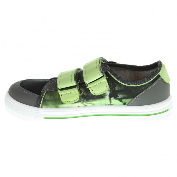 detail Chlapecká vycházková topánky Befado 445X002 šedá-zelená