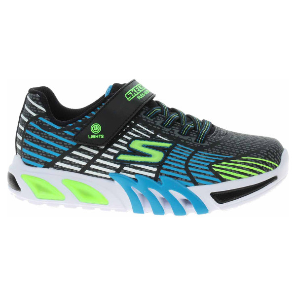 Skechers S Lights - Flex-Glow Elite black-blue-lime