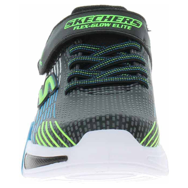 detail Skechers S Lights - Flex-Glow Elite black-blue-lime