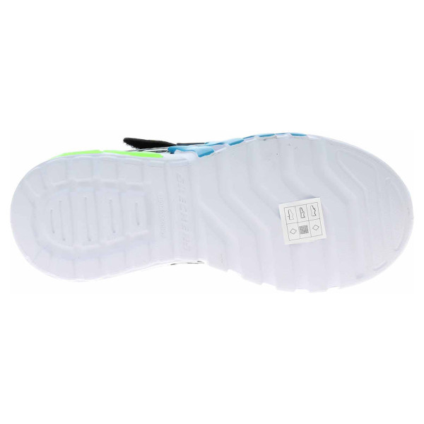 detail Skechers S Lights - Flex-Glow Elite black-blue-lime