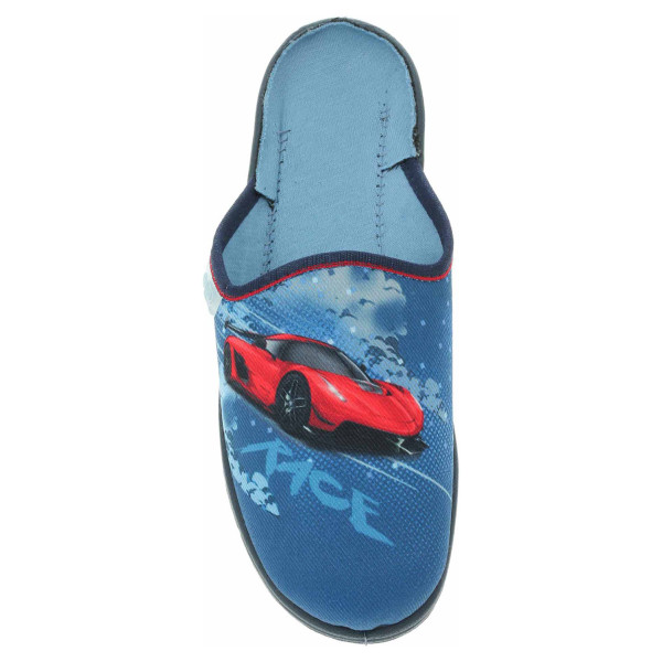 detail Befado chlapecké domáce papuče 707Y419 modrá