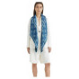 náhled Tommy Hilfiger dámský šátek AW0AW14540 1CD Mid Denim Mix