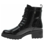 nahlad Dámska členkové topánky Marco Tozzi 2-25262-41 black patent