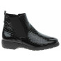 nahlad Dámske poločižmy Caprice 9-25355-29 black croco pa.