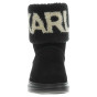 nahlad Dámske poločižmy Karl Lagerfeld KL44552 Black Suede