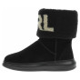 nahlad Dámske poločižmy Karl Lagerfeld KL44552 Black Suede