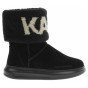 nahlad Dámske poločižmy Karl Lagerfeld KL44552 Black Suede