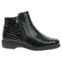 nahlad Dámske poločižmy Caprice 9-25305-41 black croco