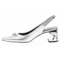 náhled Dámske lodičky Karl Lagerfeld KL30617 1SL Silver Textured Lthr