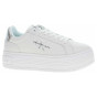 nahlad Dámska topánky Calvin Klein YW0YW01457 Bright White-Silver
