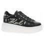nahlad Dámska topánky Karl Lagerfeld KL63525 00S black lthr w-silver