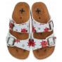 nahlad Dámske papuče Medi Line S182.002 white w-ladybugs