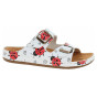 nahlad Dámske papuče Medi Line S182.002 white w-ladybugs
