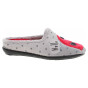 nahlad Dámske domáce papuče Medi Line 1121-024 grey-red