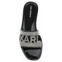 nahlad Dámske papuče Karl Lagerfeld KL80005S V0S black rubber w-silver