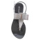 nahlad Plážové sandále Zaxy dámské 17201 90288 glitter black