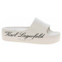 nahlad Dámske plážové papuče Karl Lagerfeld KL86000 VGT off white eco