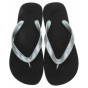 nahlad Dámske plážové papuče Calvin Klein YW0YW01719 00T Black-Silver