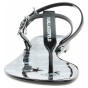 nahlad Karl Lagerfeld dámské plážové KL80002G V01 black rubber w-white