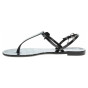 nahlad Karl Lagerfeld dámské plážové KL80002G V01 black rubber w-white