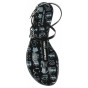 nahlad Karl Lagerfeld dámské plážové KL80002G V01 black rubber w-white