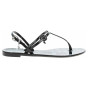 nahlad Karl Lagerfeld dámské plážové KL80002G V01 black rubber w-white