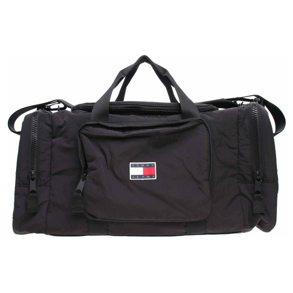 detail Tommy Hilfiger pánská cestovní taška AM0AM08561 BDS black