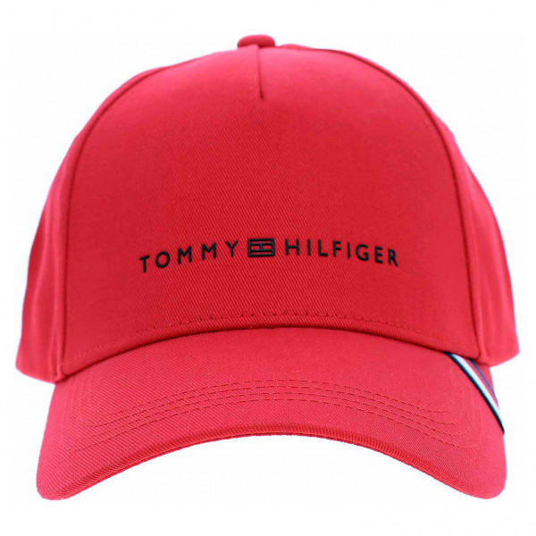 detail Tommy Hilfiger pánská kšiltovka AM0AM05614 XBE haute red