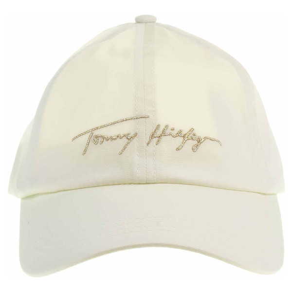 detail Tommy Hilfiger dámská kšiltovka AW0AW09806 YBI ivory