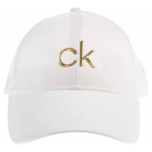 detail Calvin Klein dámská kšiltovka K60K607986 YAF Ck white