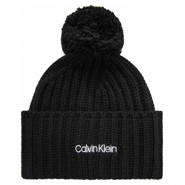 detail Calvin Klein dámská čepice K60K608535 BAX Ck black