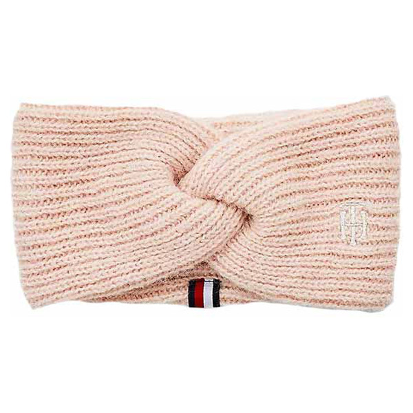 detail Tommy Hilfiger dámská čelenka AW0AW10620 TGF silver pink