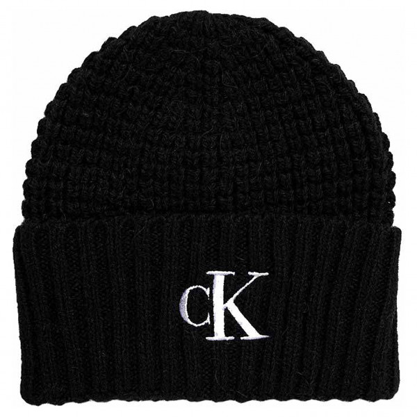 detail Calvin Klein dámská čepice K60K610124 BDS black