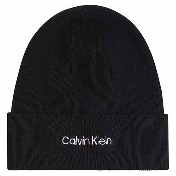 detail Calvin Klein dámská čepice K60K608519 BAX Ck black