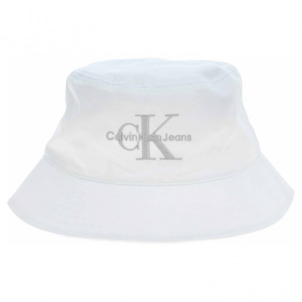 detail Calvin Klein dámský klobouk K60K6110290LI White-Silver Logo