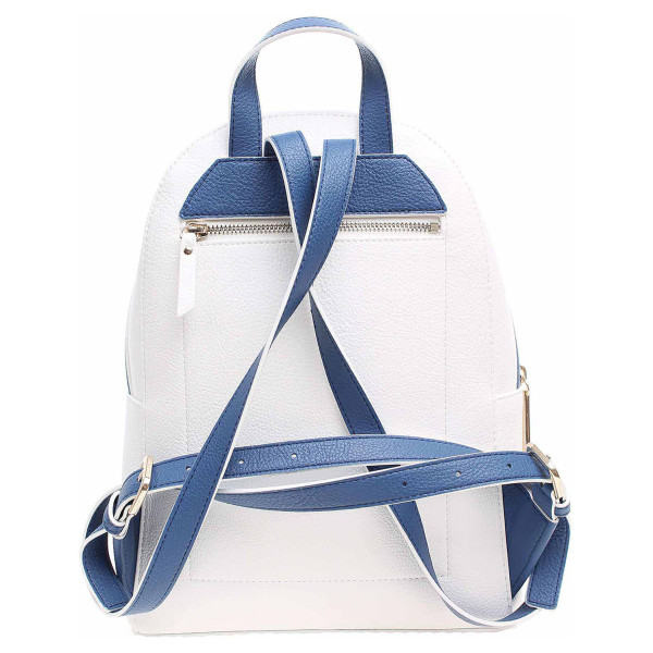 detail Tommy Hilfiger dámský batůžek AW0AW05122 902 bright white-dutch blue